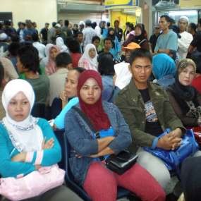 Arus Mudik WNI Dari Malaysia Meningkat