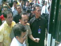 JK Lepas Mudik Bareng Tukang Jamu 
