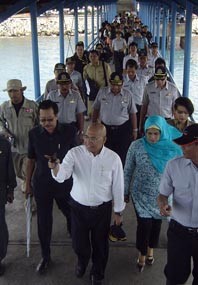 Menhub Tinjau Arus Mudik di Pelabuhan Ketapang