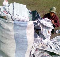 Pemulung Serbu Lapangan Gasibu
