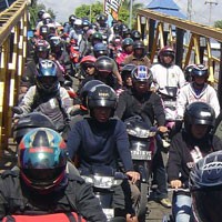 Roda Dua Dominasi Arus Balik di Pelabuhan Ketapang