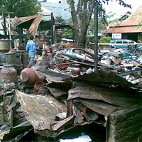 Pasar Kembang Bratang Dipolice Line