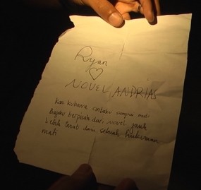 Ryan Jatuhkan Surat Cinta