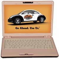 Laptop Pink Portege M800, untuk yang Peduli Kanker