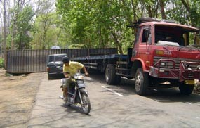 Trailer Muat Ikan Tuna Terguling, Surabaya-Banyuwangi Macet 5 Km