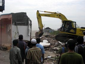 Eksekusi Genting Baru Tahap II, 32 Rumah Dihancurkan