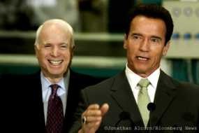 Schwarzenegger Ejek Obama Tak Ada Apa-apanya Dibanding McCain