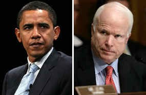 Jelang Pilpres AS, Obama & McCain Sama-sama Janjikan Perubahan