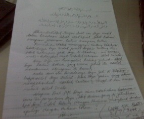 Muncul Surat Amrozi 21 September 2008, Tak Ada Ancaman Bunuh