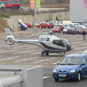 Antar Jemput Belanja, Helikopter Mendarat di Supermarket