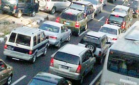 Macet di Jakarta, Mulai dari Mal Sampai Pasar Tumpah
