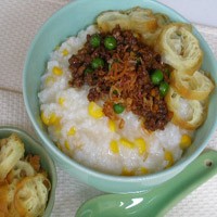 Bubur Jagung Tabur Daging