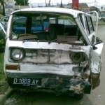 Tabrakan Karambol di Jalan Laswi