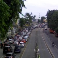 Jalan Dibeton, Bus TransJ Kuningan - Mampang Lewat Jalur Reguler