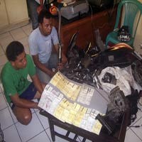 Komplotan Penadah Motor Digulung
