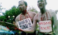 Warga Korban Lumpur Lapindo Mulai Banjiri Jakarta