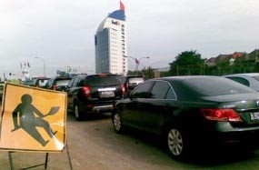 Kompleks Kejaksaan Macet Total