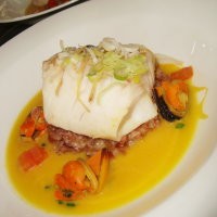 Steamed Hiramasa King Fish Fillet with Red Rice Risotto