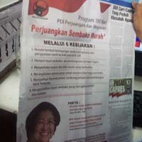 LSI : PDIP Teratas Karena Isu Sembako 