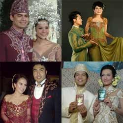 Warna-warni Kebaya Pengantin Selebritis