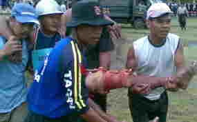 Warga Bantul Latihan Tsunami