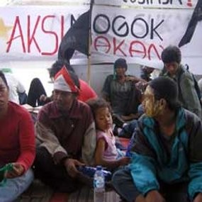 Rumah Warga Dibakar Polisi, Anggota Serikat Tani Riau Mogok Makan