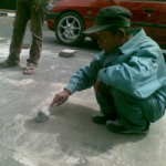 Batu Andesit di Jalan Braga Ditambal