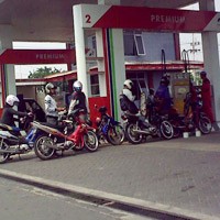 Imbas Perubahan DO, SPBU di Kediri Langka