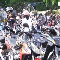 Priiit....! Ratusan Pengendara Motor Kena Tilang