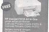 Mana Hadiah Free Printer HP F2235 dari Compaq 