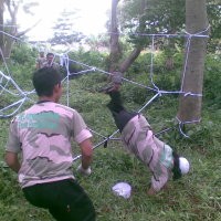 Relawan FPI Bandung Ikuti Outbound untuk ke Palestina