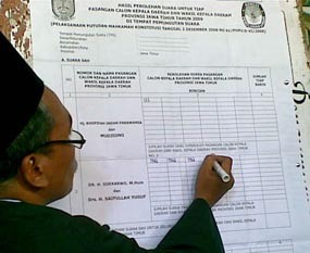 Penghitungan Sementara di 3 TPS, KarSa Masih Unggul