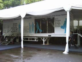 Kontainer 1 Juta US Dollar Cisco Parkir di ITB