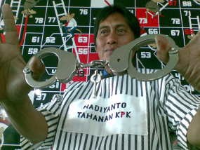 Hadiyanto, Caleg Siap Diborgol 