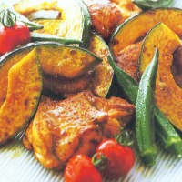 Ayam Panggang Labu Gurih-Gurih Pedas