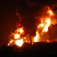 Panel Listrik Texas Fried Chicken Terbakar, Pengunjung Panik
