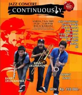 JAZZ CONCERT CONTINUOUSLY