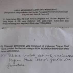 ITB Ralat Putusannya Bekukan Program Geodesi Selama Setahun
