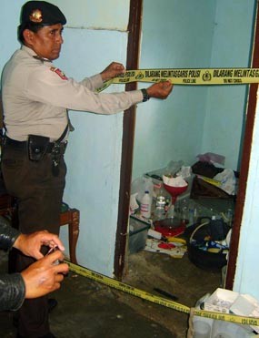 Warga Tak Menyangka Rumah Kontrakan Jadi Pabrik Shabu