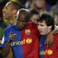Etoo Pemain Ketiga Barca yang Capai 100 Gol