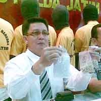Polda Jatim Panen Tangkapan Pelaku Narkoba