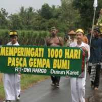 Warga Bantul Peringati 1.000 Hari Gempa Yogya