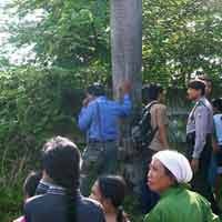 Penemuan Kepala Tergantung Dijubeli Warga