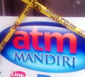 ATM Mandiri Digondol Maling