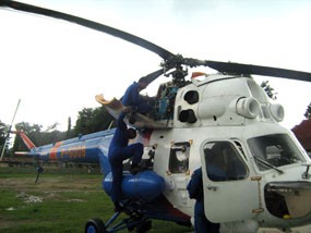 Heli Mogok, Kapolda Jatim Pulang Lewat Jalur Darat