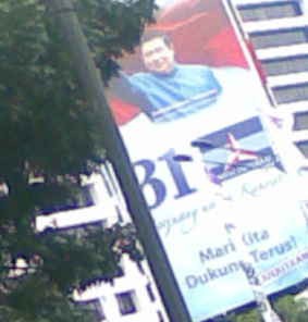 Baliho Kampanye SBY di Jl Sudirman