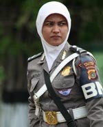 Imbauan Berjilbab, Polwan di Malang Diberi Kebebasan Memilih
