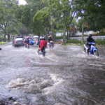 Jalan Lombok dan Aceh Berubah Bak Sungai
