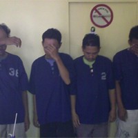 Usai Pesta Shabu, Empat Karib Digulung