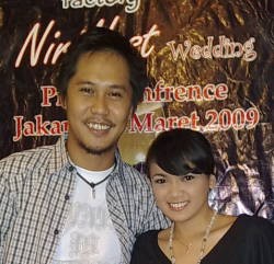 Nirina-Ernest Galang Dana di Resepsi Pernikahan